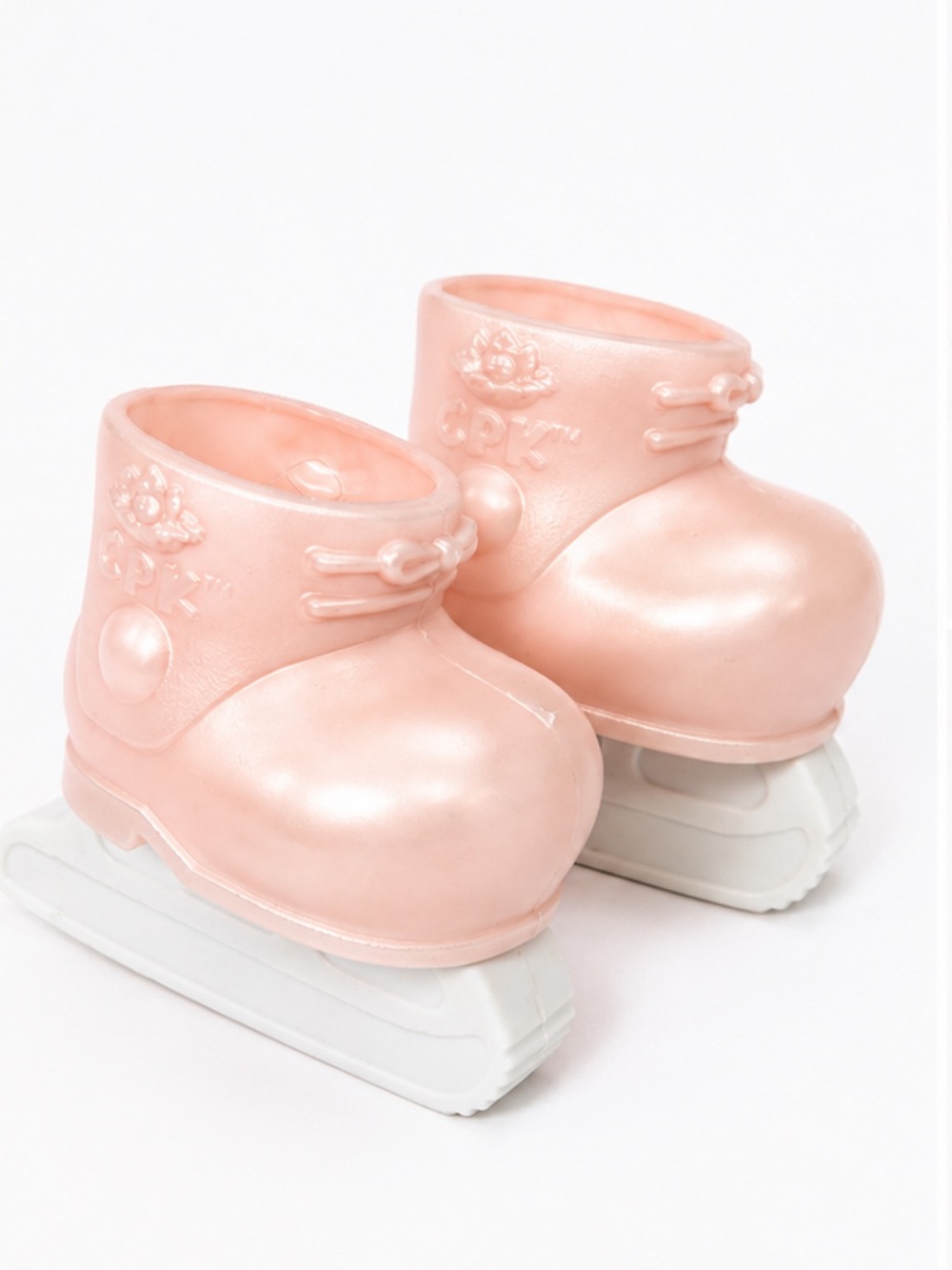 Mattel Pearl Pink Toy Ice Skate Boots for Cabbage Patch Dolls